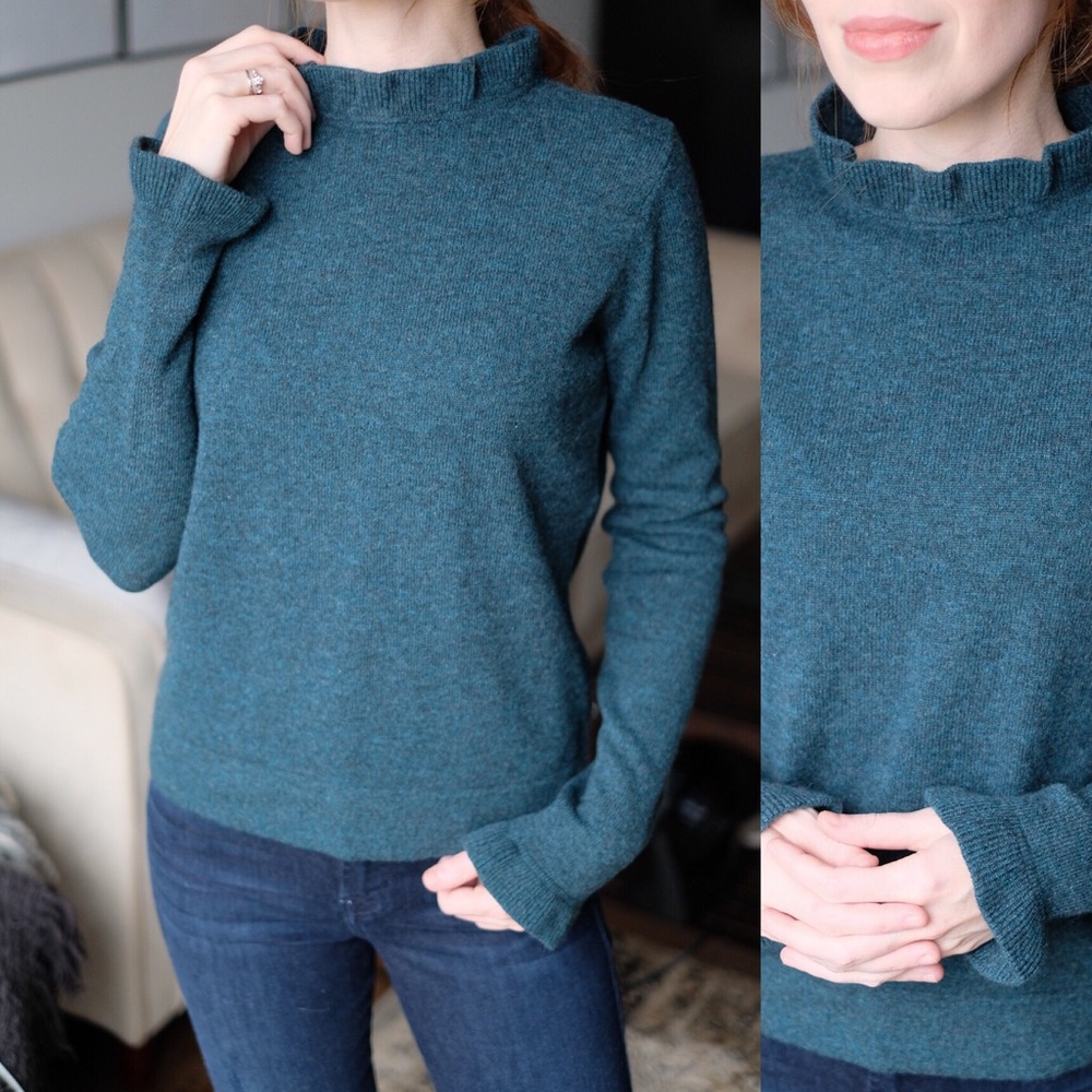 NWOT Cashmere Ruffle Sweater - Margaret O’Leary